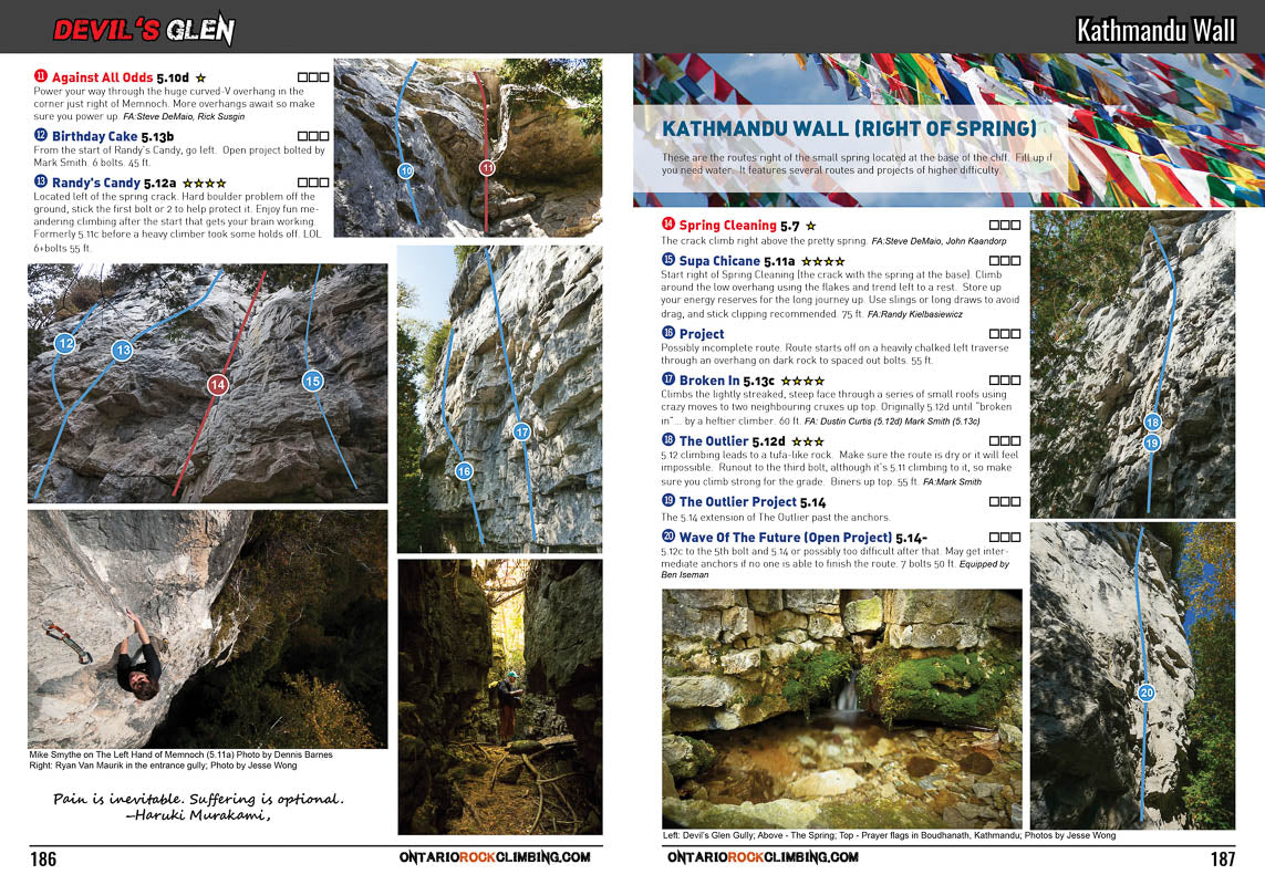 Ontario Rock Climbing Guidebook Sport And Trad